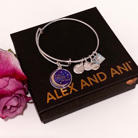 Alex and Ani Jewelry - ALEX AND ANI 🌙 “to the MOON and back” Bangle